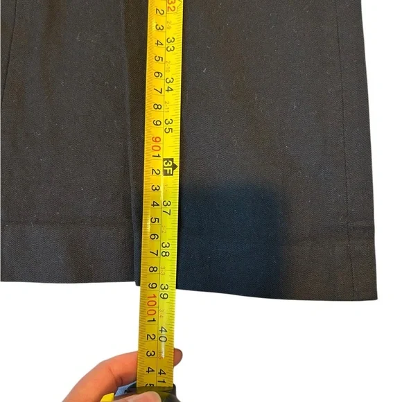 Banana Republic sz 6 The Sloan Fit Pants Flat front  black stretchy - Picture 12 of 12